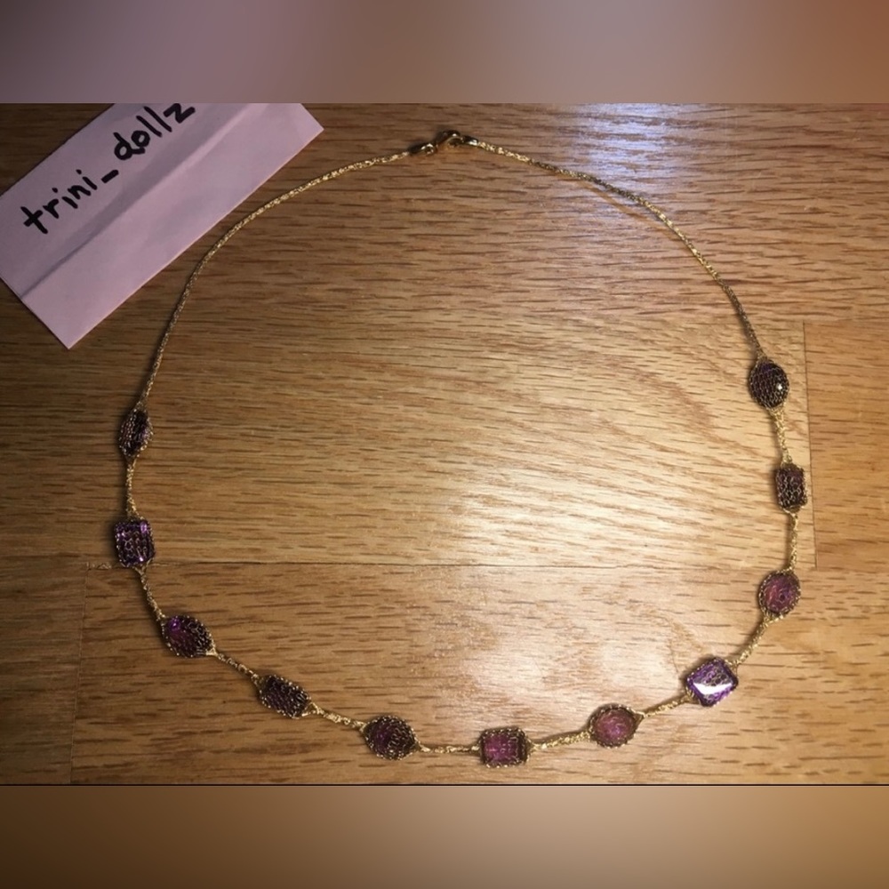 VicenzaGold NWT 24.00 ct tw Amethyst 14K Necklace 💜